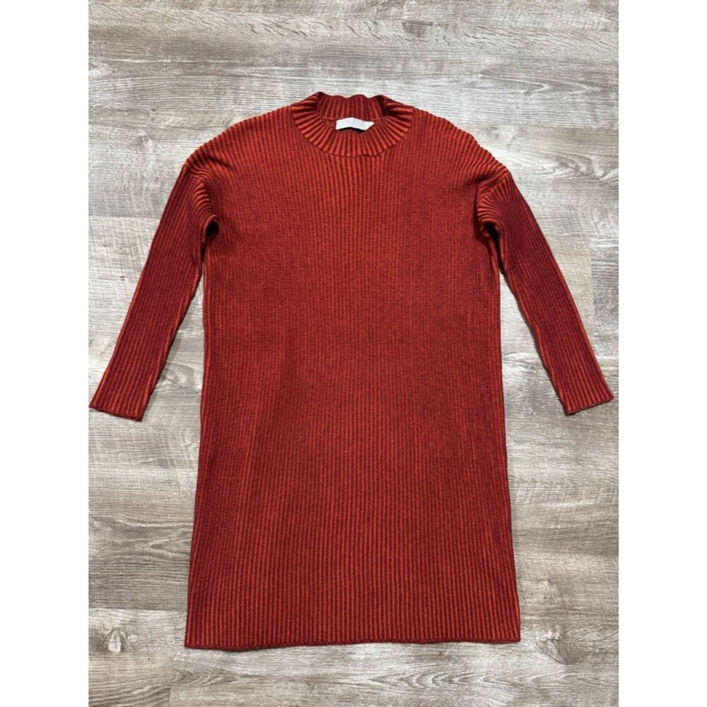 ASOS Ribbed Sweater Mock Neck Dress Size 4